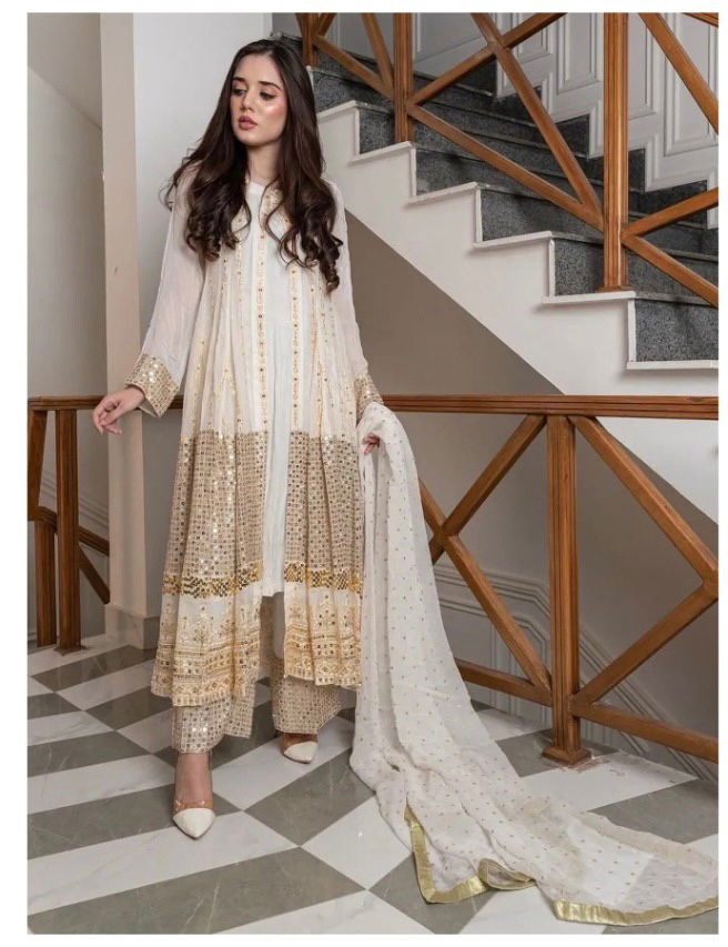 Mahnur Vol 12 Festive Wear Wholesale Georgette Pakistani Salwar Suits Catalog
